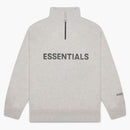 Fear of God Essentials Half Zip Pullover Sweater Heather OaTMeal