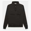Fear of God Essentials Half Zip Pullover Sweater Weathered Black