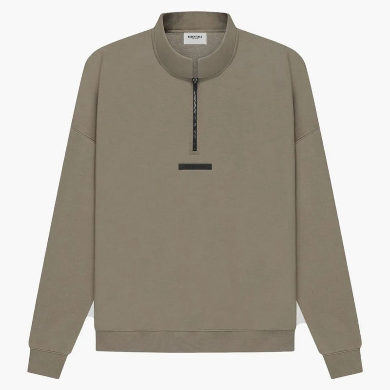 Paure of God Essentials Half Half Zip Taupe