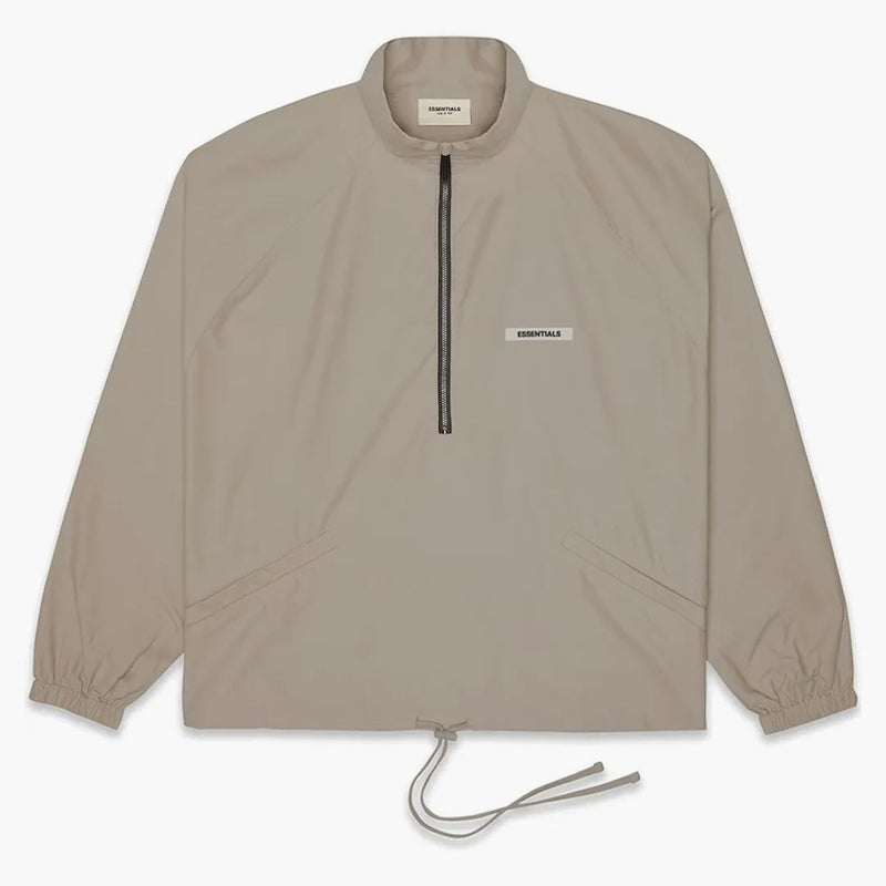 Fear Of God Essentials Half-zip Track Jacket Taupe