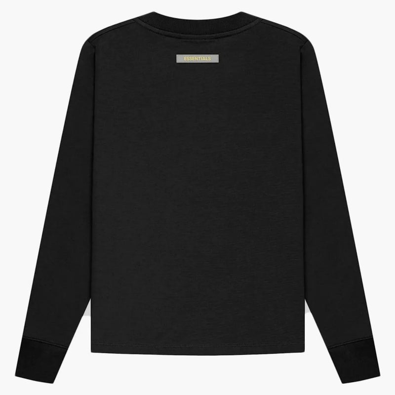 Fear of God Essentials Kids Long Sleeve T-Shirt Black/Stretch Limo