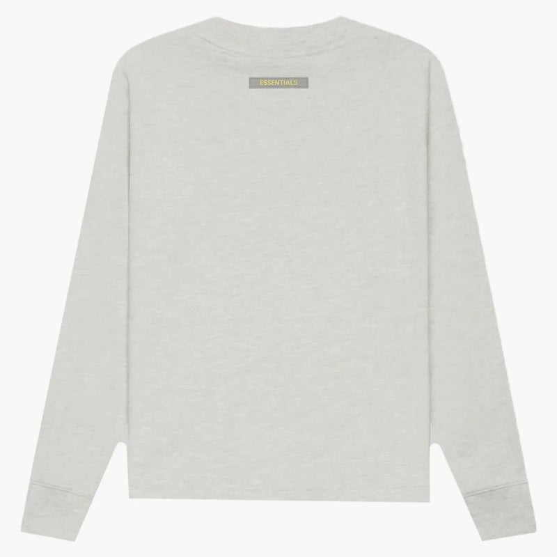 Fear of God Essentials Kids Long Sleeve T-Shirt OatMeal Heather/Light Heather OaTMeal