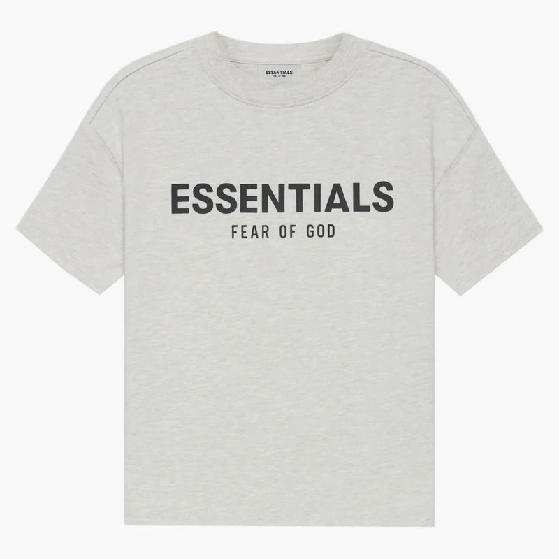 Fear of God Essentials Kids T-Shirt OatMeal Heather/Light Heather OaTMeal