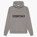 Fear Of God Essentials Knit Pullover Hoodie (ss21) Dark Heather Oatmeal