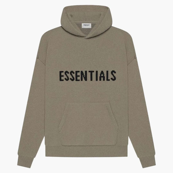Paura di God Essentials Knit Pullover Hoodie (SS21) Taupe