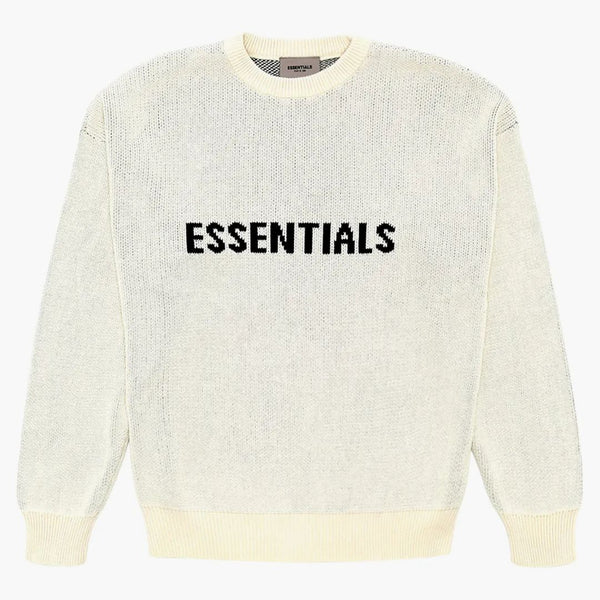 Fear of God Essentials Knit Sweater Buttercream
