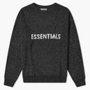 Fear of God Essentials Knit Sweater Dark Black Melange