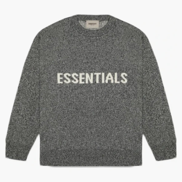 Fear of God Essentials Knit Sweater Gray Melange