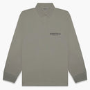 Fear of God Essentials Long Sleeve Boxy Polo Cement