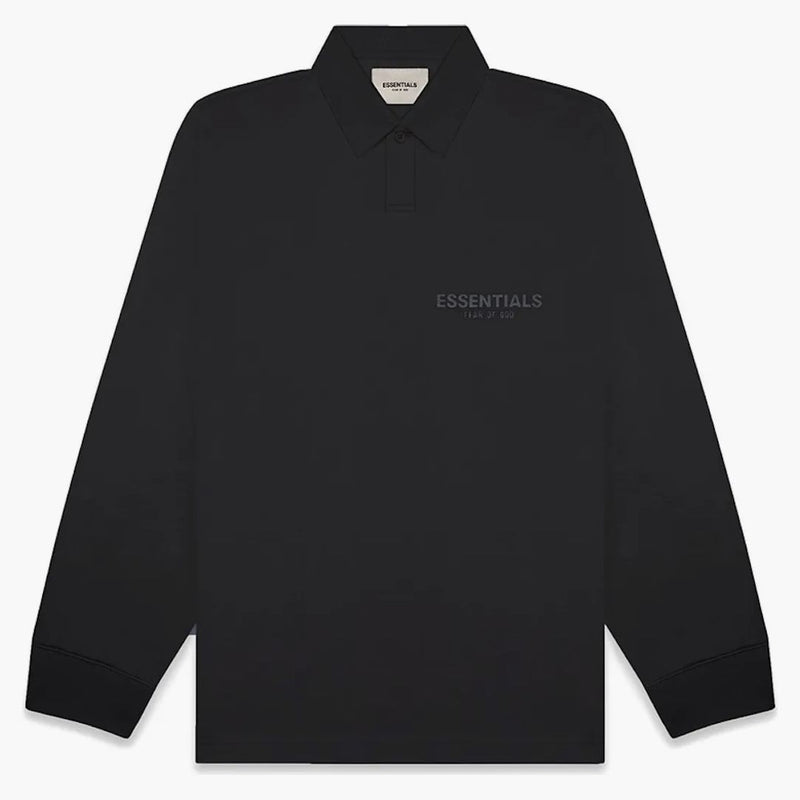 Strach z Boha Základy s dlouhým rukávem Boxy Polo Dark Slate/Stretch Limo/Black