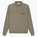 Fear of God Essentials Long Sleeve French Terry Polo Taupe