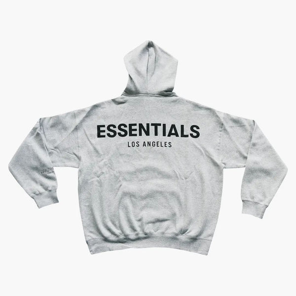 Paura di God Essentials Los Angeles 3M Magita con cappuccio grigio