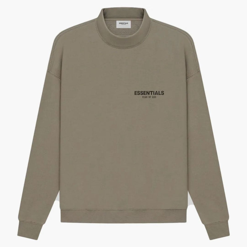 Fear of God Essentials Mock Neck Sweater Taupe