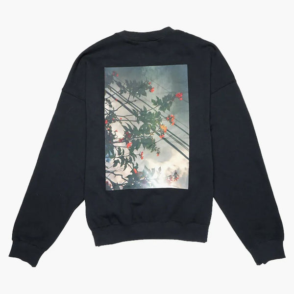 Paura di Dio Essentials Photo Crewneck Sweatshirt Black