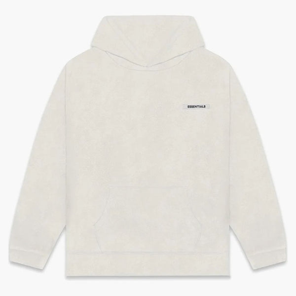 Paura di Dio Essentials Polar Fleece Hoodie Farina d'avena/farina d'avena/farina d'avena leggera A farina d'avena
