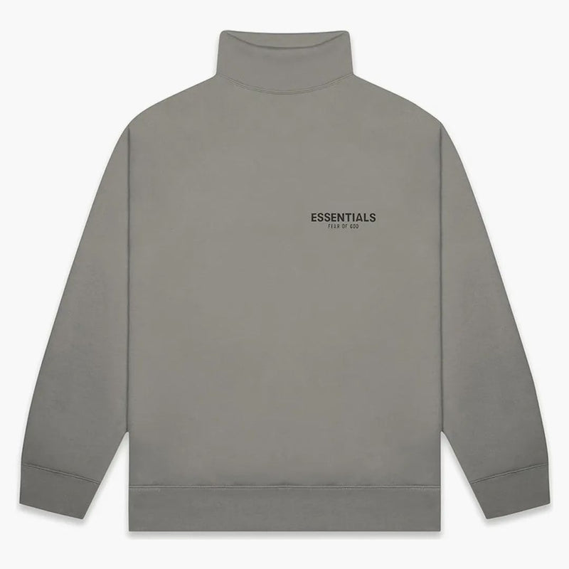 Paura di Dio Essentials Pull-over Mockneck Sweatshirt Cement