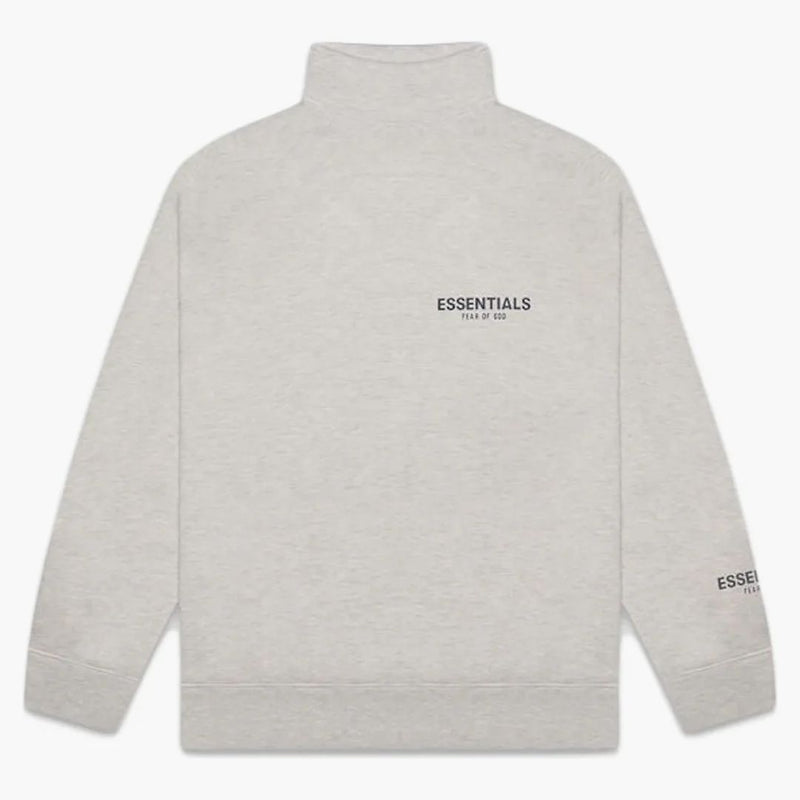 Paura di Dio Essentials Pull-over Mockneck Sweatshirt A farina d'avena
