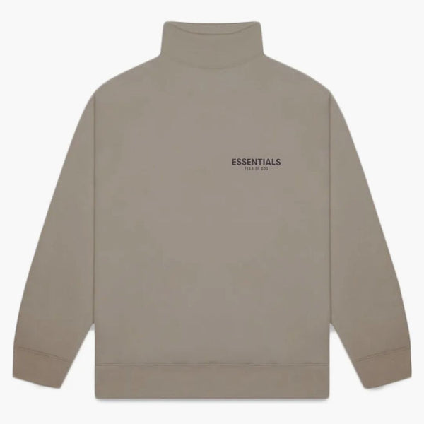Paura di Dio Essentials Pull-over Mockneck Sweatshirt Taupe