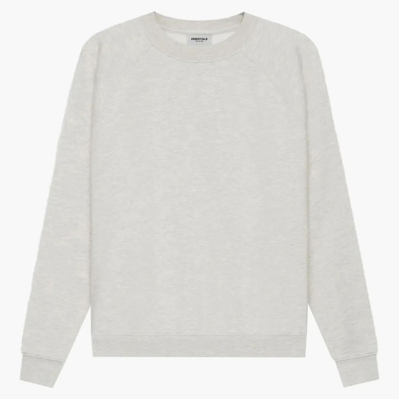 Paura di Dio Essentials Pullover Pullover Crewneck Light Heather Ferro d'avena
