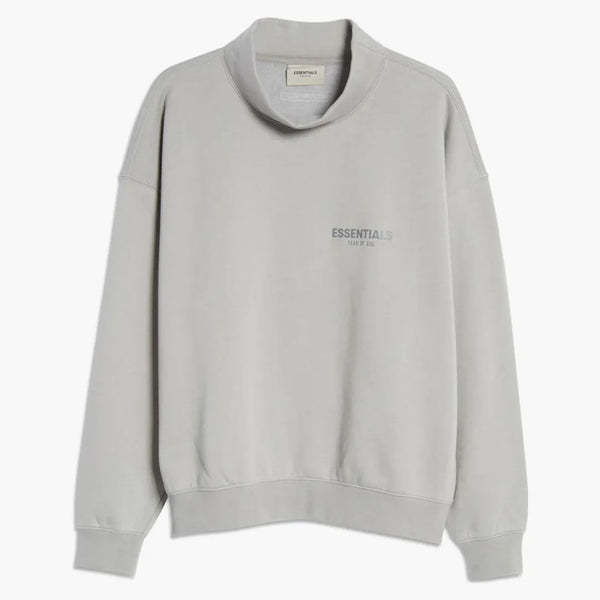 Paura di Dio Essentials Pullover Mockneck Cement/Pebble