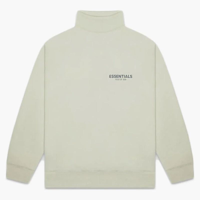 Paura di Dio Essentials Pull-over Mockneck Sweatshirt Alfalfa Sage