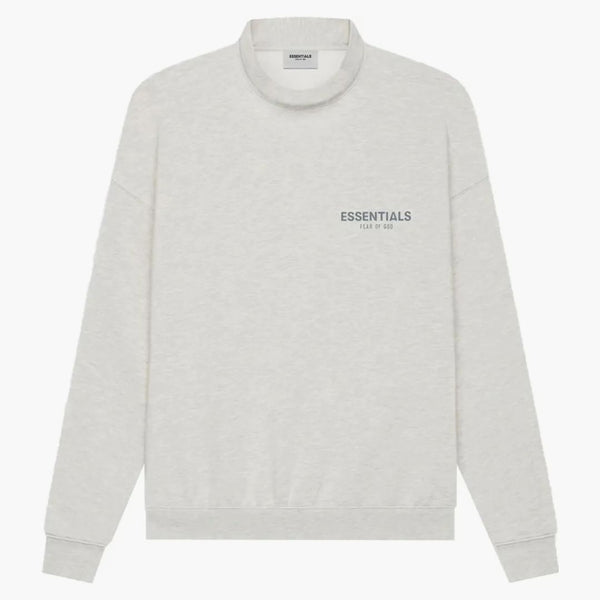 Paura di Dio Essentials Pullover Mockneck Light Heather Earneal Farmeal