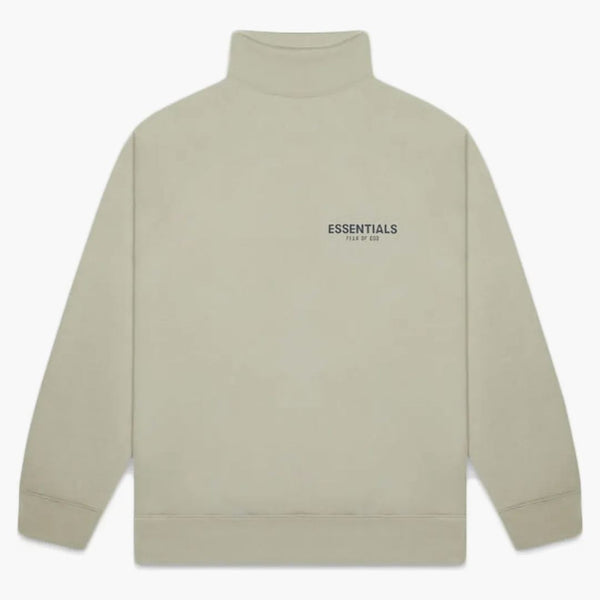 Paura di Dio Essentials Pull-over Mockneck Sweatshirt Moss