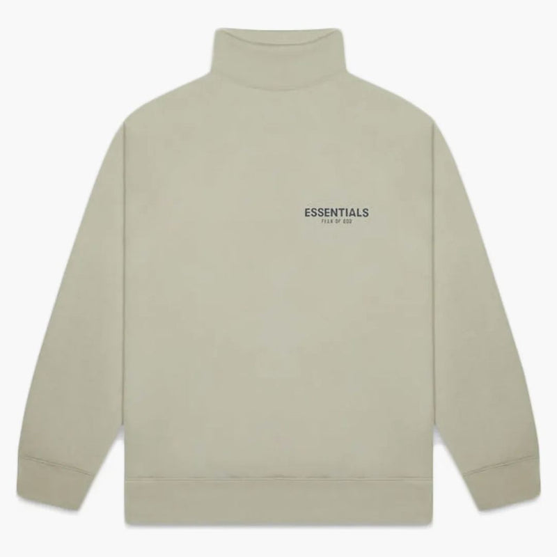 Paura di Dio Essentials Pull-over Mockneck Sweatshirt Moss