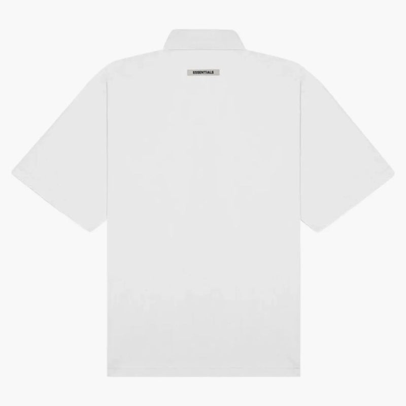 Fear of God Essentials Short Sleeve Boxy Polo White