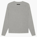 Fear of God Essentials Thermal Henley Long Sleeve Dark Heather OaTMeal
