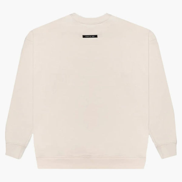 Logo strachu przed boską logo Crewneck bluza krem/śmietana