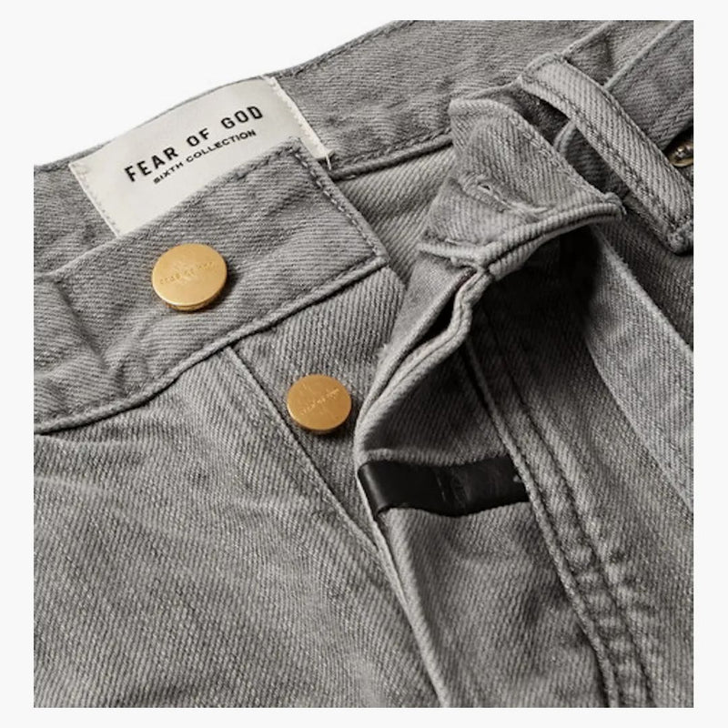 Fear of God Relaxed Fit Denim Jeans God Gray