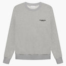 Fear of God x Ermenegildo Zegna Cotton Blend Souvenir Crewneck Sweater Gray