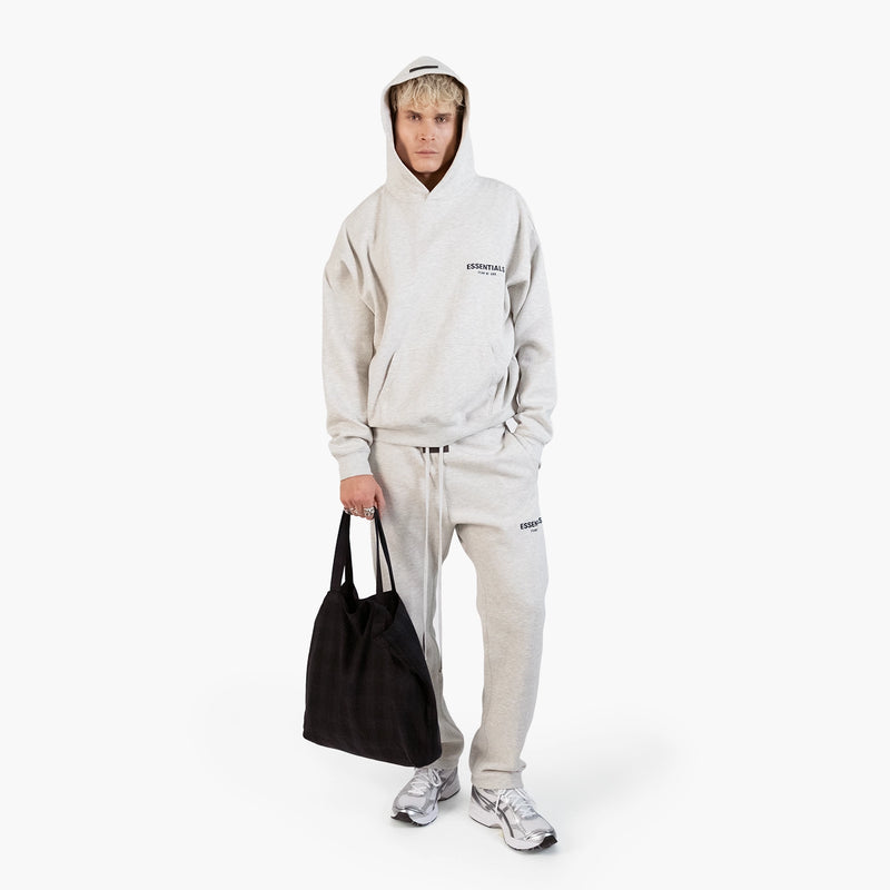 Fear of God Essentials (2022) Light Oatmeal - Set (Hoodie & Sweatpant)