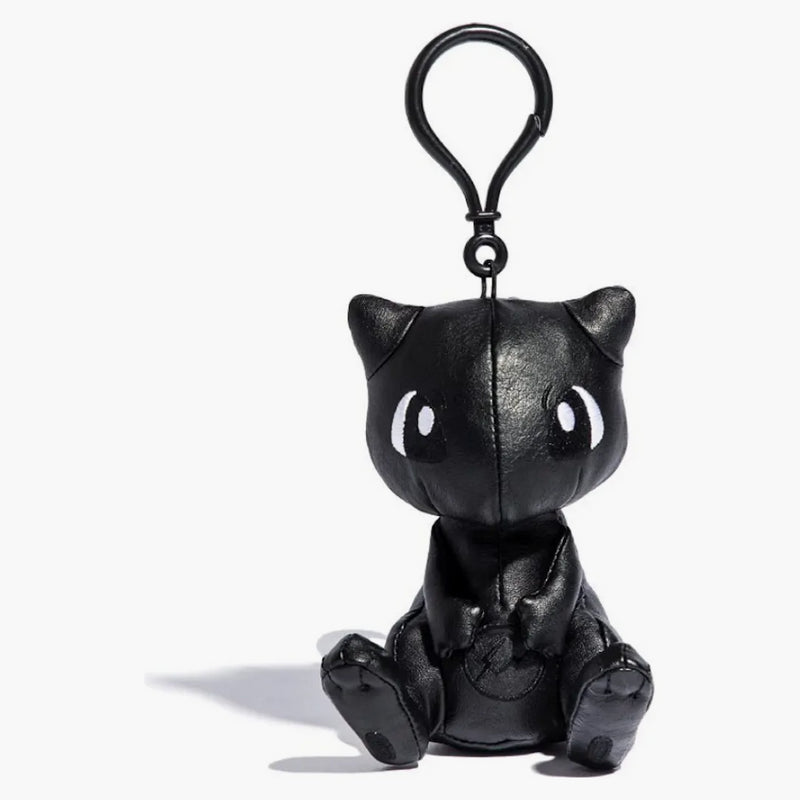 Fragment X Pokemon Mew P133 Thunderbolt Project Mascot Keychain (Leather) Black