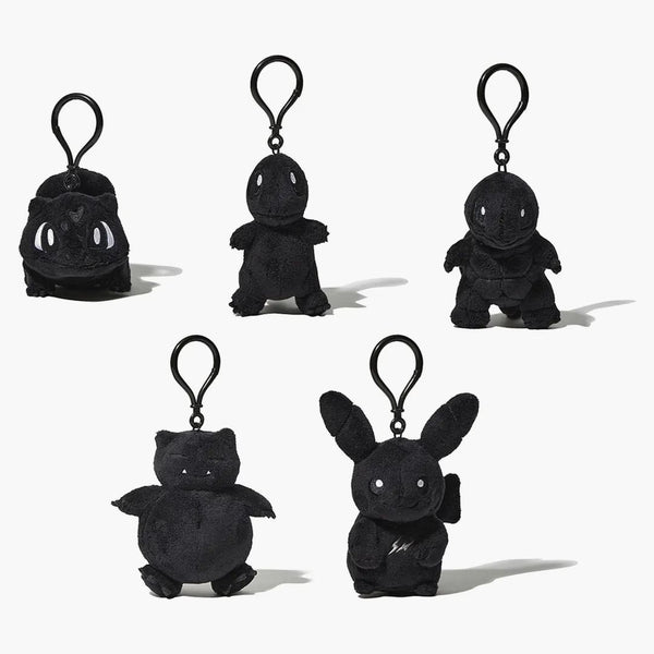 Fragment X Pokemon Thunderbolt Project Mascot KeyChain (uppsättning av 5) svart