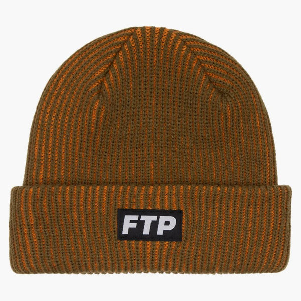 FTP 2-tone logo Beanie Olive