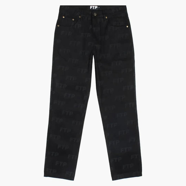 FTP na całym jeansu (FW21) czarny