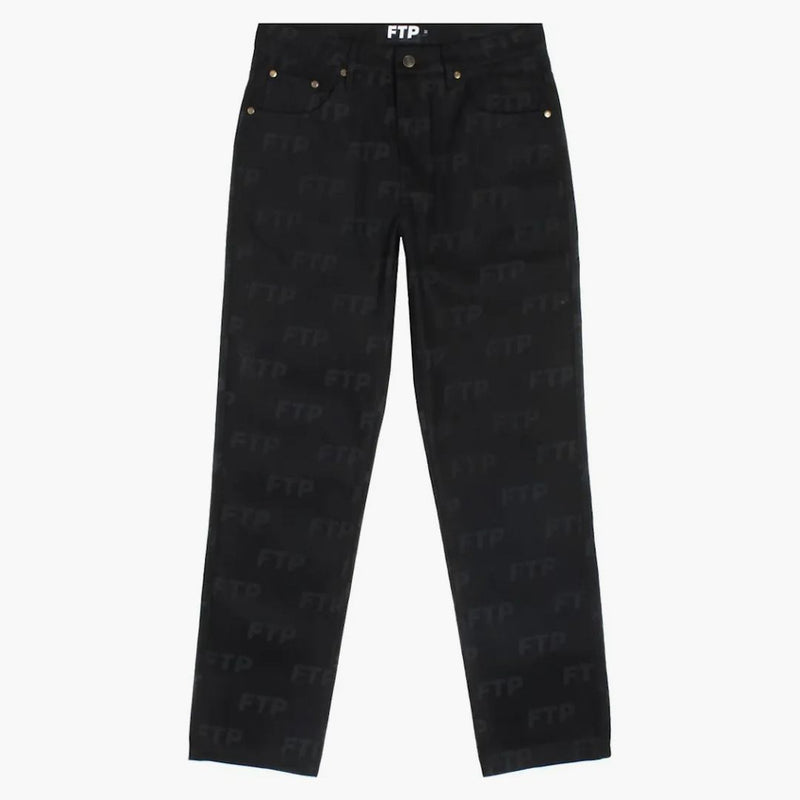 FTP na całym jeansu (FW21) czarny