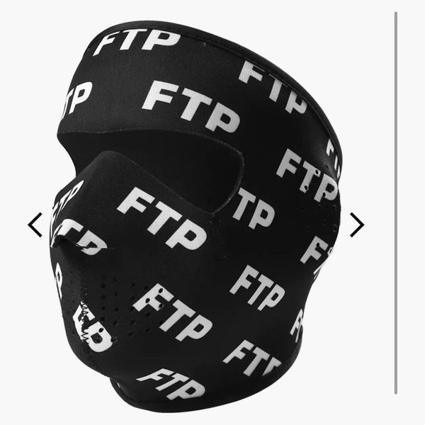 FTP na całym logo neoprenowym masce czarne