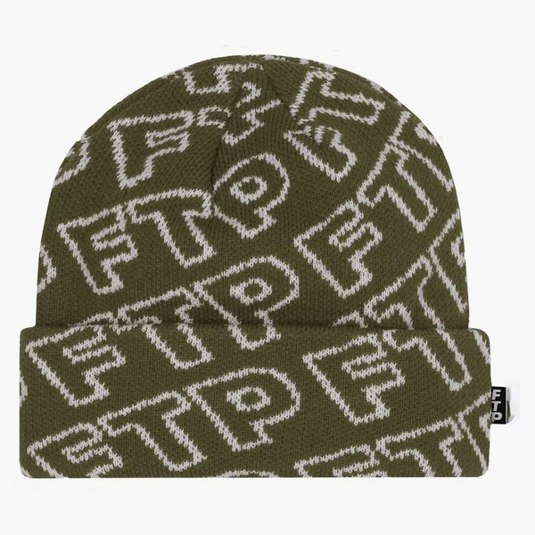 FTP na całym zarysie logo Olive