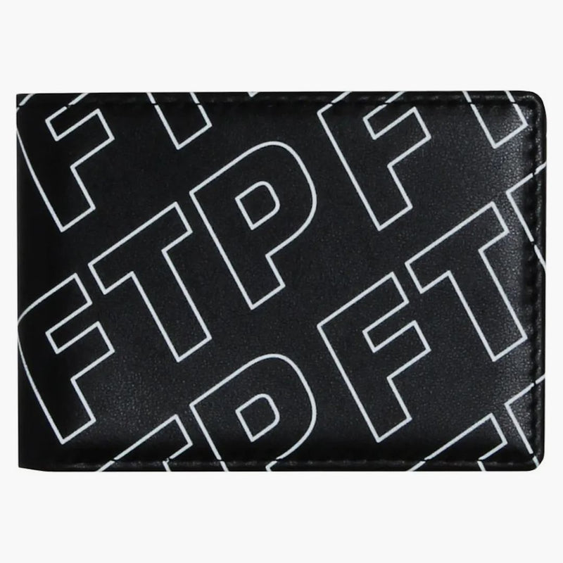 FTP na całym zarysie portfela logo czarne