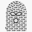 FTP Allover Logo Ski Mask White