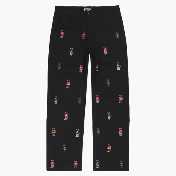 Ftp Bear Chino Pant Black