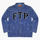 Giacca di denim con foro proiettile FTP Indigo