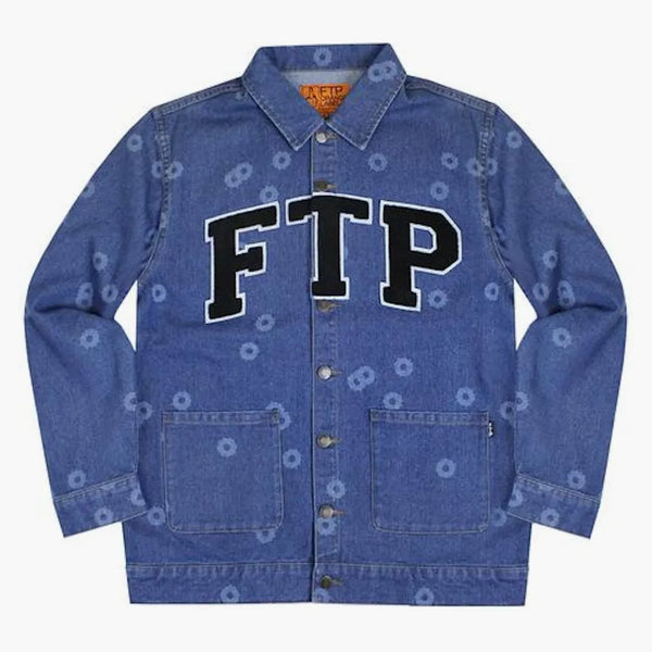 FTP Bullet Hole Dżins Jaster Jadeled Indigo