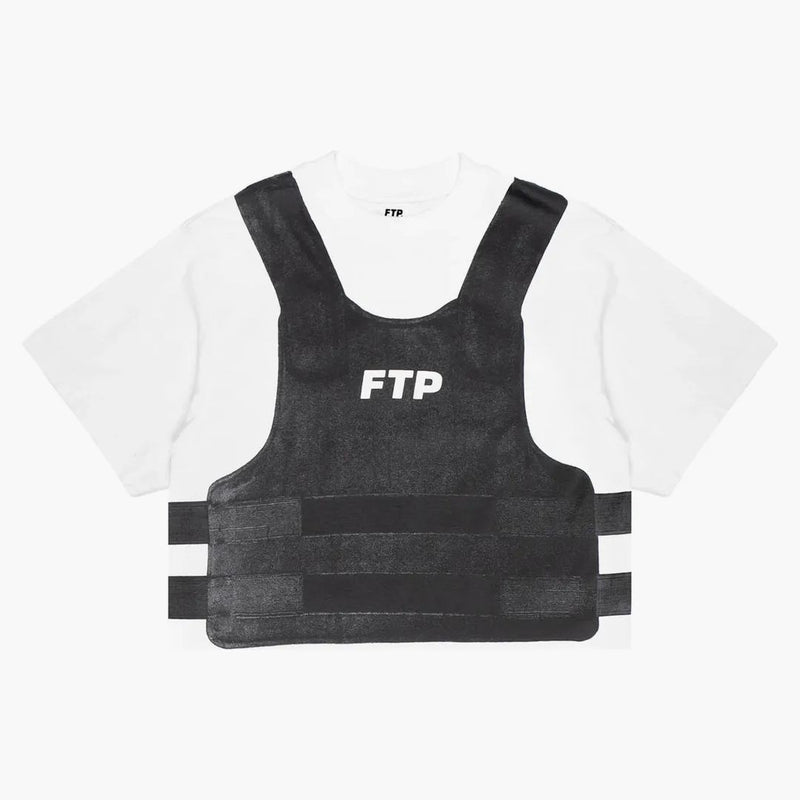 Giubbotto proiettile ftp tee bianco
