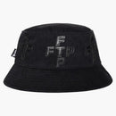 FTP Cross Logo Denim Bucket has Black