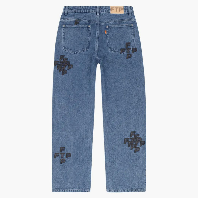 FTP Cross Logo Denim spodni Indigo