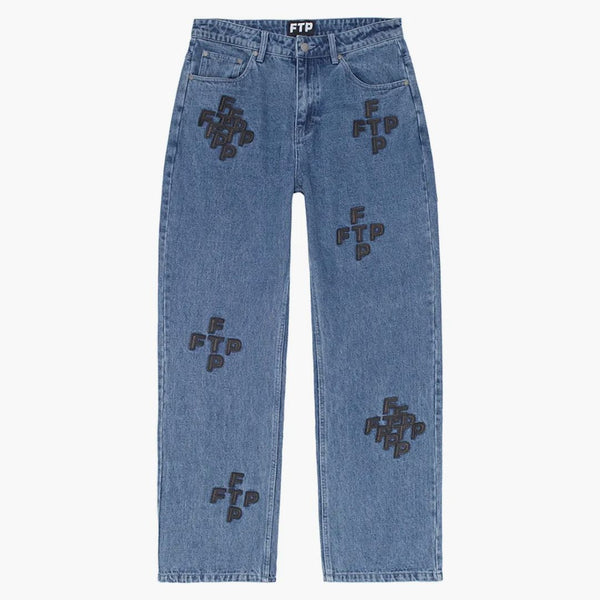 FTP Cross Logo Denim spodni Indigo